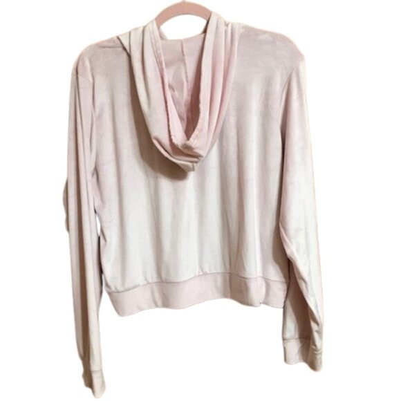 Juicy Couture Sleepwear Women's Pink Pajama Hoodie Velour Set size X-Large - Picture 7 of 14